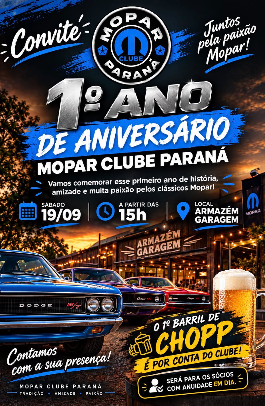 ANIVERSÁRIO MOPAR CLUBE PARANÁ 19/09/26
